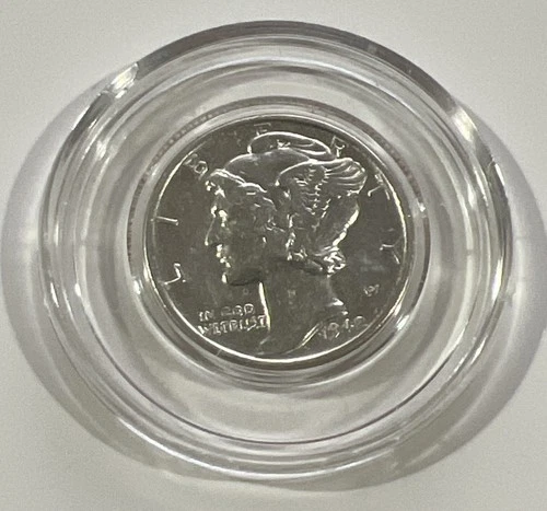 Choice BU 1942 Mercury Dime Encased