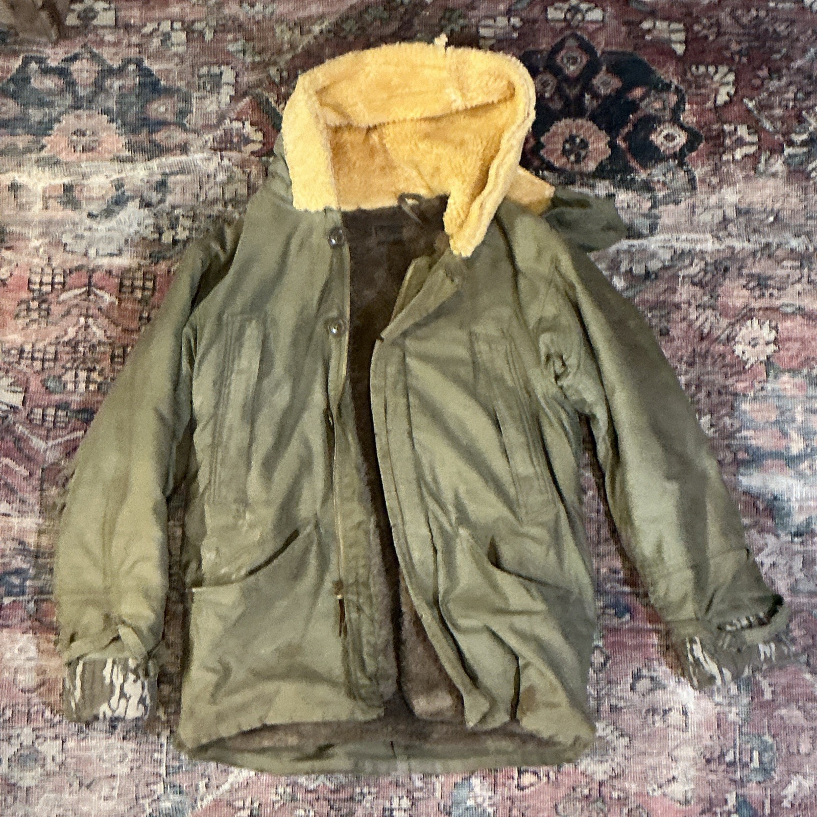 Vintage Size 36 B-11 Air Force Parka Missing Button As Is INV-AA57