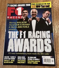 F1 Racing Magazine January 2009 Formula 1 Racing Awards Murray Walker Brundle