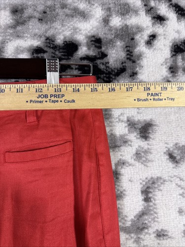Cabi Pants Womens Size 2 Red Wide Leg Linen Blend Bohemian Hippie Stretch - Picture 5 of 13