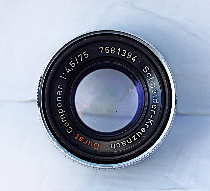 Schneider-Kreuznach Durst Componar 75mm f/4.5 Enlarger Lens – M25 (25mm) Thread