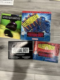 Virtual Boy: Box and Manual lot