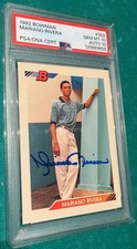 1992 Bowman Mariano Rivera #302 RC HOF PSA 10 DNA 10 Auto Autograph LOW Pop