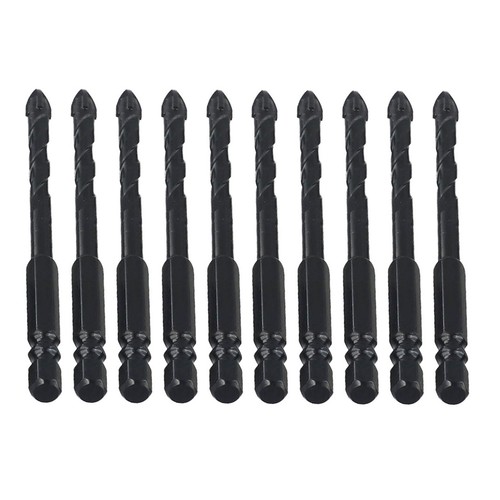 10pz 6mm per Trapano Piastrelle Vetro Ceramica Gambo Esagonale per Testa a Croce per Piastrelle - Foto 14 di 24