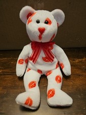 TY Beanie Baby - SMOOCH the Kisses Bear 8.5 inch  Stuffed Animal Toy