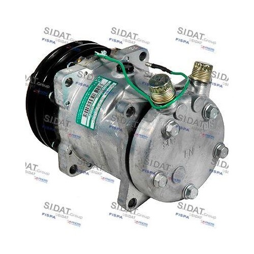 Compresseur de climatisation Sidat SB.063S répare le froid Scania