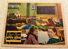 MIRIAM HOPKINS LOBBY CARD THESE THREE LILLIAN HELLMAN PLAY HAD LESBIAN THEME