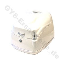TOPCASE 40l KOFFER WEISS für BURNOUT CASABIKE RETRO EASY CRUISER ROLLER SCOOTER