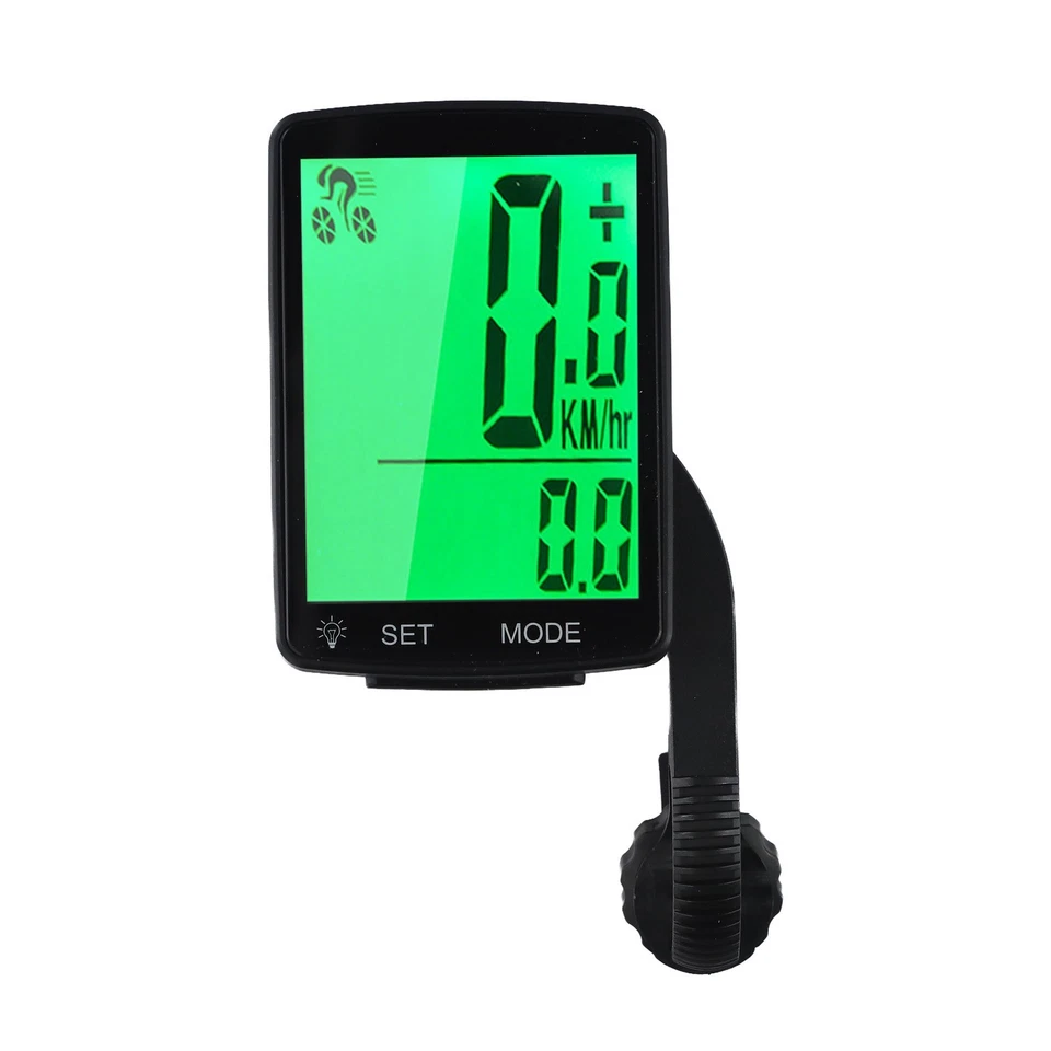 Wireless Bike Speedometer Wireless Cycling Computer Large Screen Display - Image 3 of 4