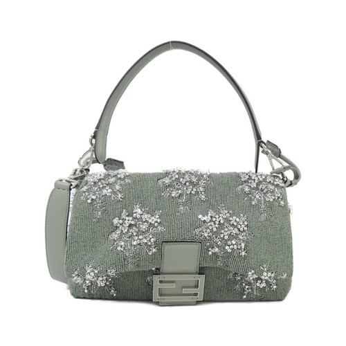 Authentic Fendi Mamma Baguette Medium 8BR833 ATXW Shoulder Bag #230-000-532-3462