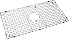 Sink Bottom Grid 29-1/2" X 15-9/16", Centered Drain with Corner Radius 3/8", Si
