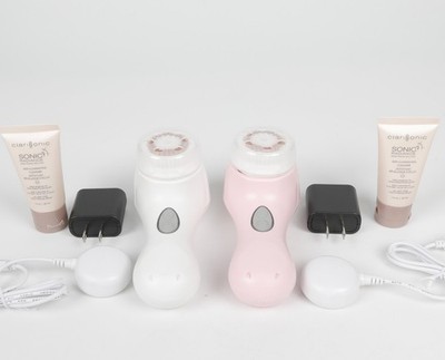Mia 2 White&pink Clarisonic Sonic Facial Skin Cleansing Brush System US
