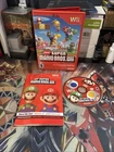 New Super Mario Bros. Wii (Nintendo Wii, 2009) CIB Complete w/ Manual Included