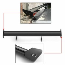 Adjust 53 No Drilling Gt Rear Truck Wing Racing Spoiler Aluminum Universal Blk