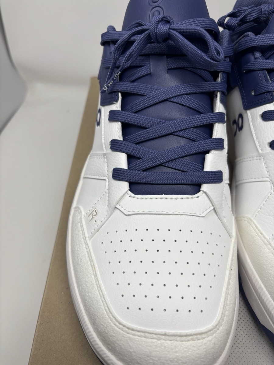 On The Roger Clubhouse White Acai Blue Sneaker 3MF10541534  display picture 1