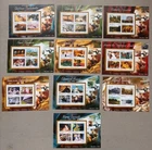 87. 10 pcs MNH Art Picture Paintings Portraits Manet Cezanne Pissarro Seurat