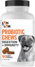 Dog Probiotic Chews Digestive Gut Health Puppy Supplement Nausea Vomiting
