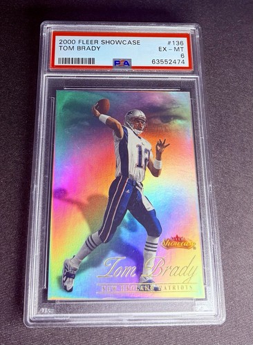 Tom Brady #136 2000 Fleer Showcase card