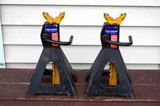 Sears 950141 3 Ton Jack Stands Pair 6000 Lb Capacity Automotive Support