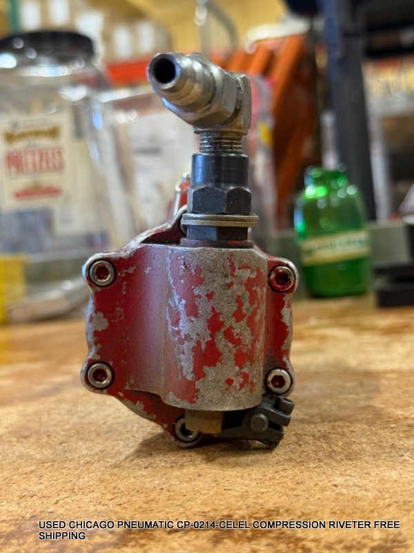 USED CHICAGO PNEUMATIC CP-0214-CELEL COMPRESSION RIVETER FREE SHIPPING ...