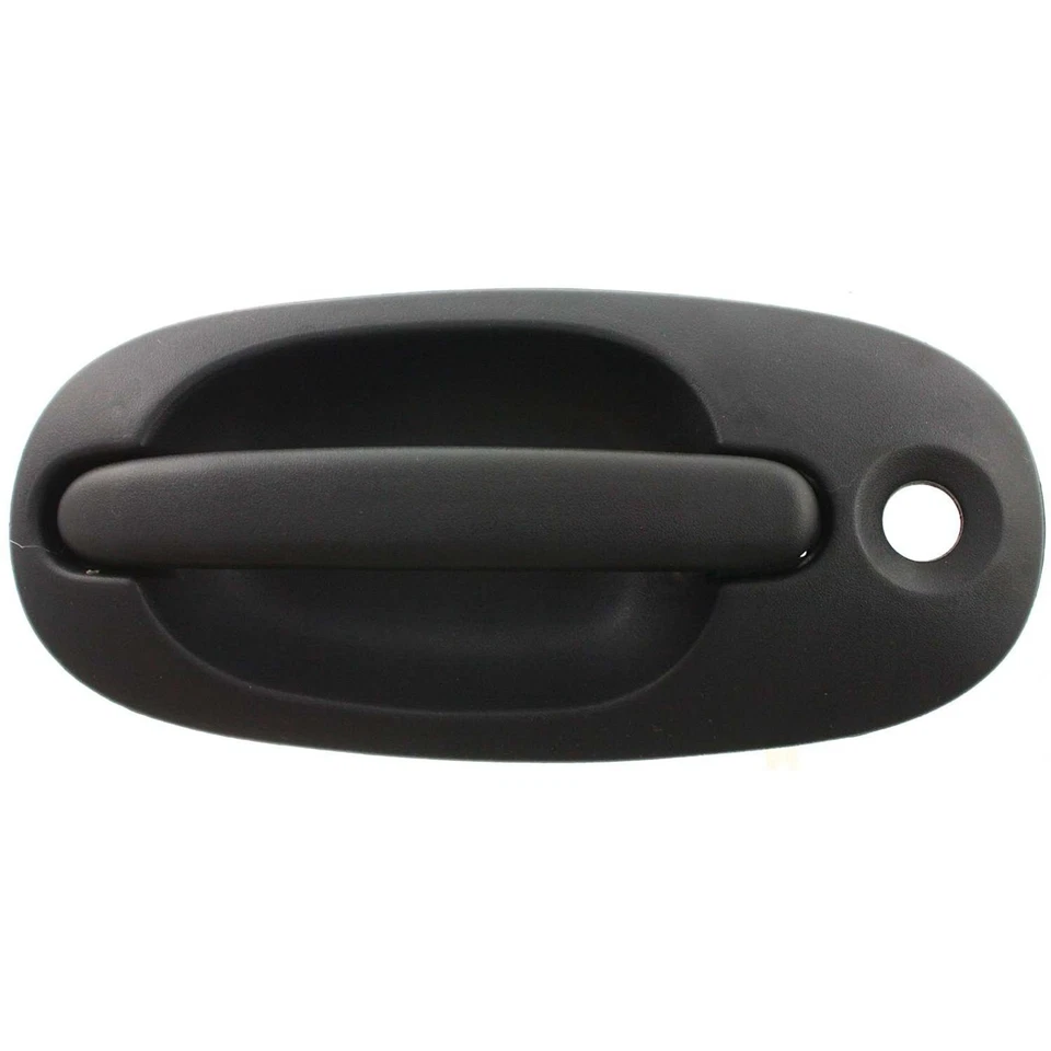 Door Handle Set For 1996-2000 Dodge Grand Caravan Sliding Dr Txtd Blk w/Hole 2Pc - Image 3 of 4