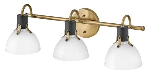 Hinkley Argo 24 1/2" Wide Heritage Brass 3-Light Bath Light - Picture 8 of 10