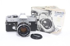 Canon FT 35mm SLR Camera with 50mm f/1.8 FL Lens