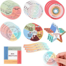 24 Pcs Anxiety Sensory Stickers Calm Strips Tactile Mood Calming Mindfulness Sti