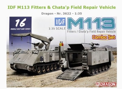 Dragon IDF M113 FITTERS & CHATA p FIELD REPAIR VEHICLE KIT 1:35