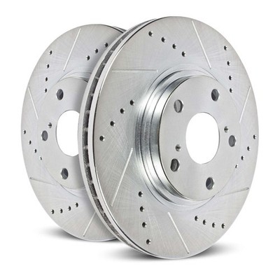 PowerStop Disc Brake Rotor Set for SLK300, CLK350, Crossfire+More EBR625XPR