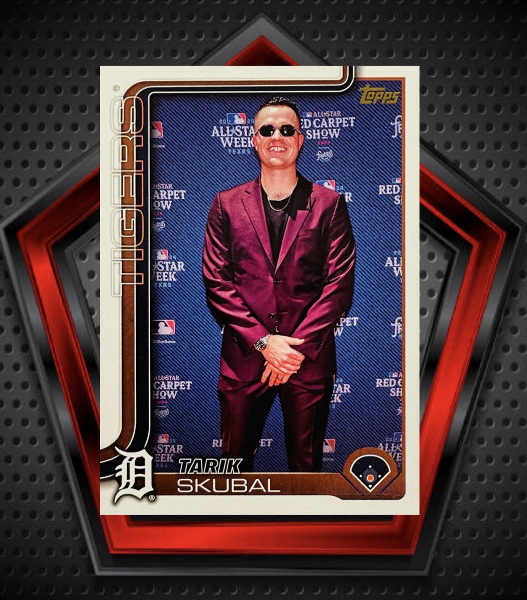 Tarik Skubal *Golden Mirror* 2025 Topps Series 1 Image Variation SSP #71 Tigers