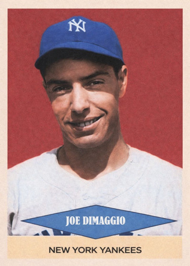 JOE DIMAGGIO 54 RED HEART#### BUY 5 GET 1 FREE ### or 30% OFF 12 OR MORE