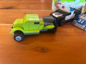 Lego Racers lot- 8301 Urban Enforcer, 8302 Rod Rider (incomplete), McD EZ Rally 