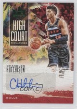2019 Panini Court Kings High Signatures Jade 18/25 Chandler Hutchison Auto 01wt