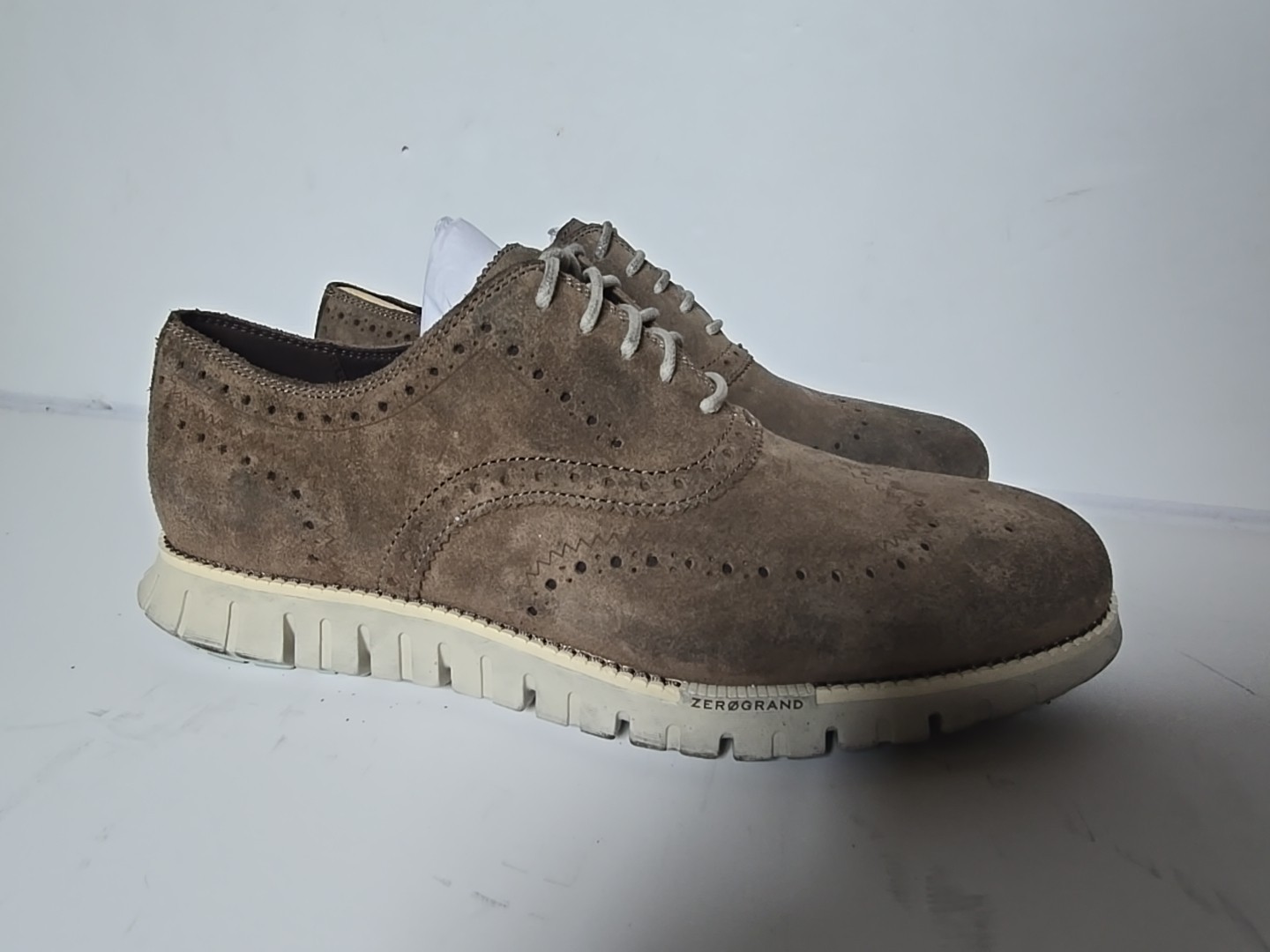 SAOLA Abito casual Cole Haan Zerogrand rimasterizzato derby a coda di rondine da uomo taglia 10M scamosciato