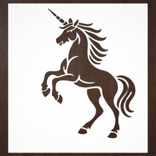 Unicorn Stencil   Mythical Fantasy Creature D...