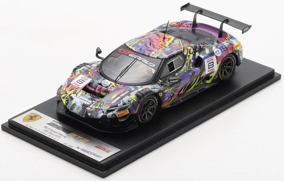 LookSmart Ferrari 296 GT3 - Kessel Racing - 2025 24hrs Spa 1:43 Car LSRC209 - Image 1 of 4