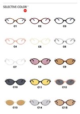 Fashion Oval Glasses for Women with Comfortable Design and UV Protection