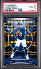 2025 Panini Mosaic Center Stage #7 Jaxson Dart  Gold Prizm #/10 Rookie PSA 10
