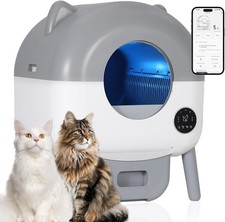 Self Cleaning Litter Box Large Capacity Automatic Cat Litter Box Self Cleaning