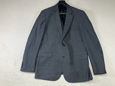 Kenneth Cole Awearness Men's Sport Coat Blazer Gray Wool Blend Slim 46 X-Long