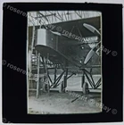 WW1 Handley Page HP 0/100 Bomber nose  with Landing lights ?  lantern Slide