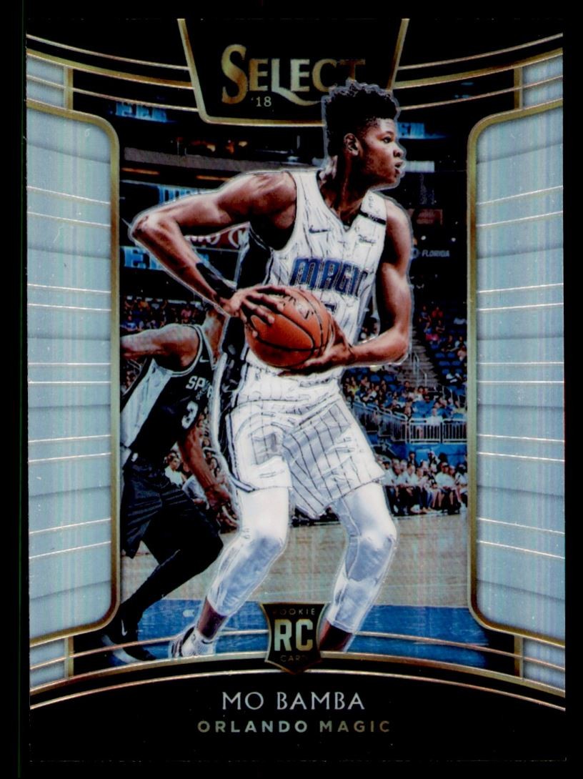 Mo Bamba Rookie #55 2018-19 Panini Select Silver Prizm Orlando Magic Basketball