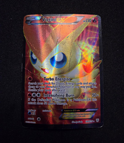 Victini EX Full Art Damaged Ultra Rare 131/135 Plasma Storm English 2012