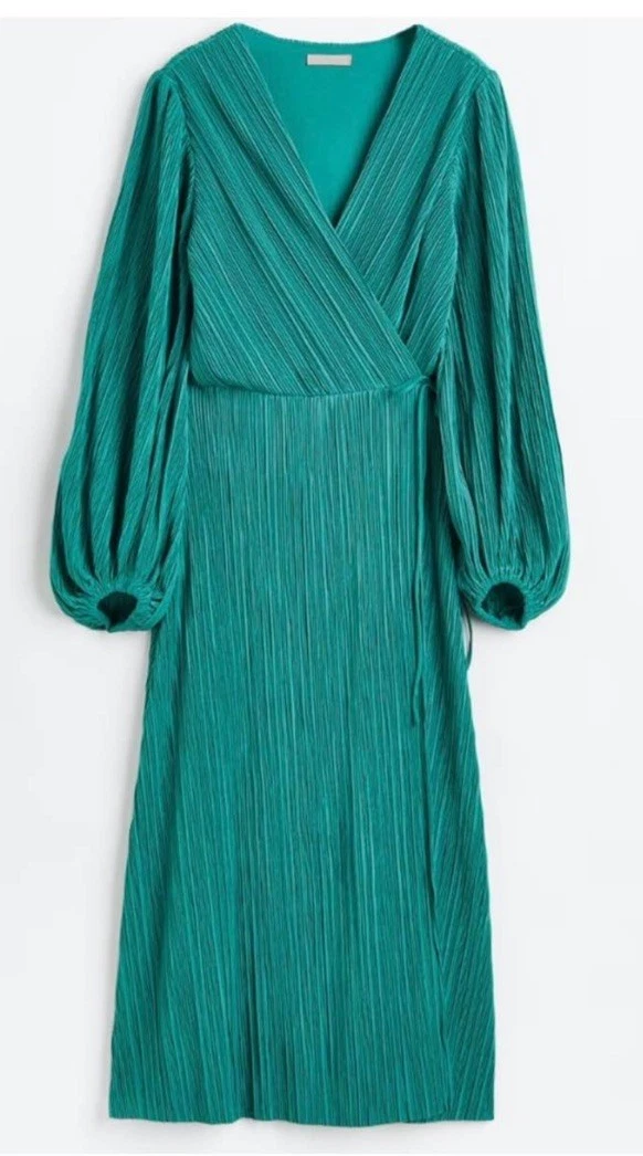 h&m green pleated dress H&M | Dresses | Hm Pleated Green Sleeveless Dress Size S