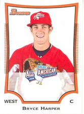 Bryce Harper 2009 Aflac All American Baseball Card Mint