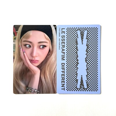 LE SSERAFIM] DIFFERENT / Japan Exclusive CD Album Photocard PC