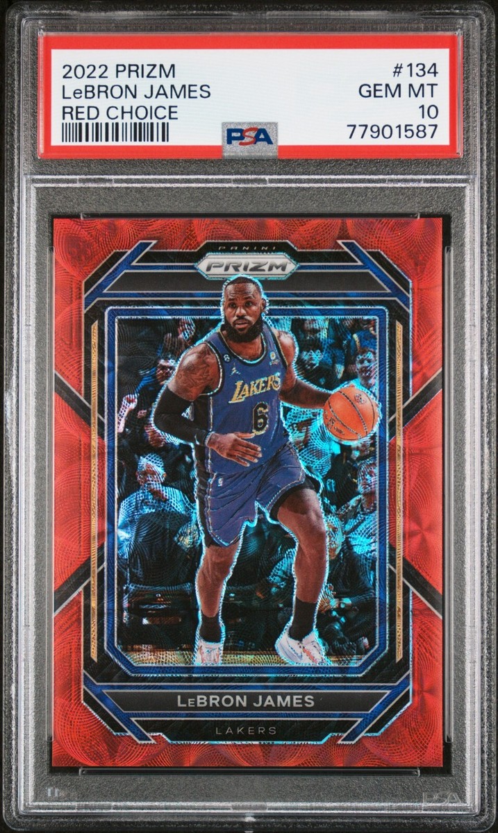 格安，SALE PSA 10 Red Prizm LeBron James レブロン NBA