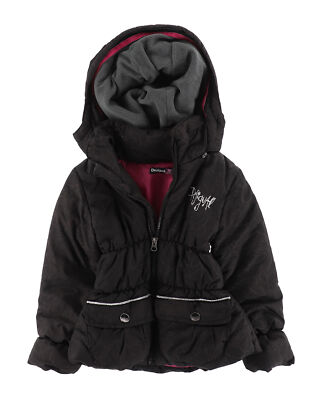 Desigual Mädchen Kinder Jacke Jacket Winterjacke Schwarz