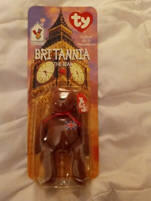    Rare tag errors! Britannia beanie bear baby mcdonald !! 